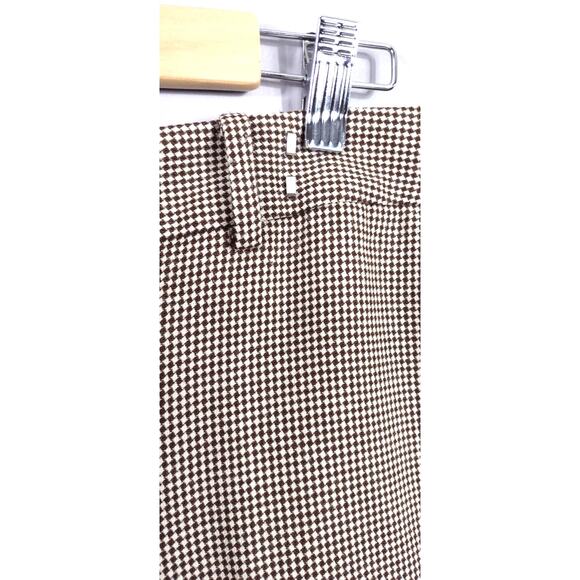 Talbots Signature Flare light brown check wool trouser pant size 10 - Picture 13 of 13